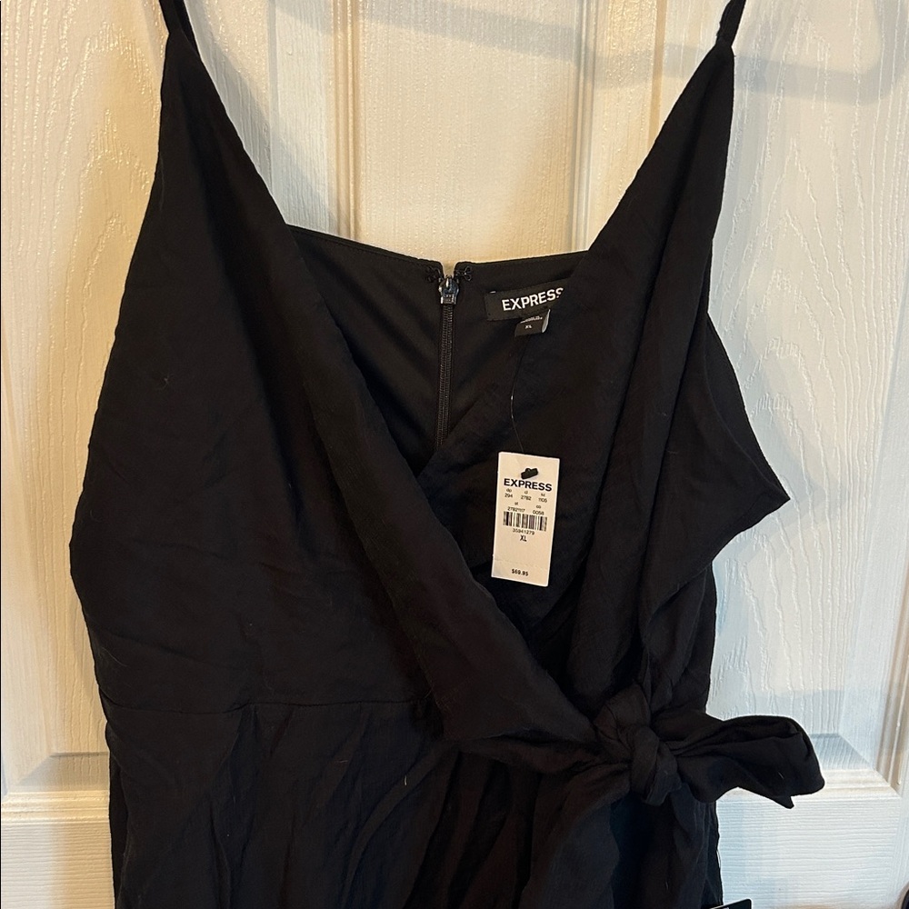 Express Women's Black Backless Dress
